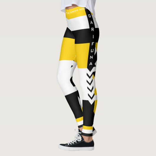 Leggings femme design GARIFUNA レギンス (左)