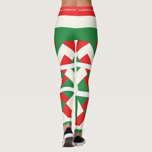 Leggings femme design Kurdistan レギンス (裏面)