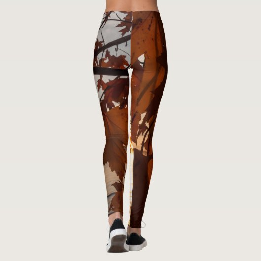 Leggings feuille d'érables レギンス (裏面)