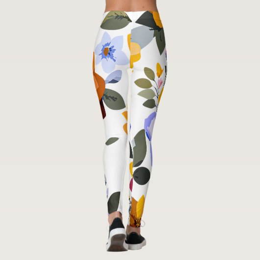 Leggings floral レギンス (裏面)