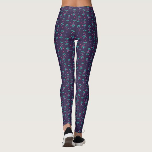 Leggings flores レギンス (裏面)