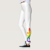 Leggings Gecko rainbow レギンス (左)