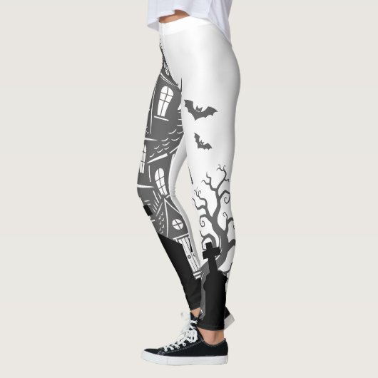 Leggings : HALLOWEEN House #1 レギンス (左)