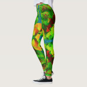 Leggings Herbstfarben レギンス (左)