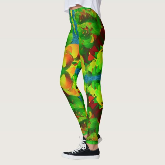 Leggings Herbstfarben レギンス (左)