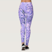 Leggings in Lila Violett Farbe レギンス (裏面)