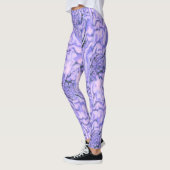 Leggings in Lila Violett Farbe レギンス (左)