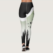 Leggings la naturaleza y pájaros レギンス (裏面)