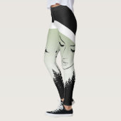 Leggings la naturaleza y pájaros レギンス (左)