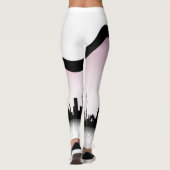 Leggings la torre Eiffel y la cuidad de parís レギンス (裏面)