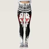 Leggings lion aux yeux rouge レギンス (正面)