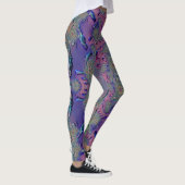 Leggings ~mauve blue green 3D ~ Original レギンス (右)