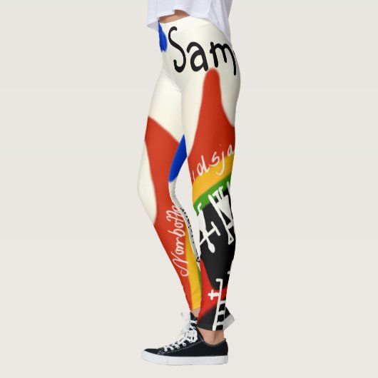 Leggings med samiska tecken och färger! レギンス (左)