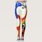 Leggings med samiska tecken och färger! レギンス (正面)