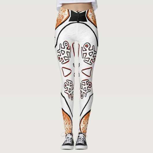 Leggings med samiskt mönster underbara! レギンス (正面)