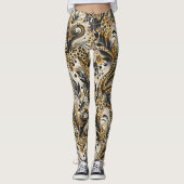 Leggings mit Leopardenmuster レギンス (正面)