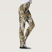 Leggings mit Leopardenmuster レギンス (右)