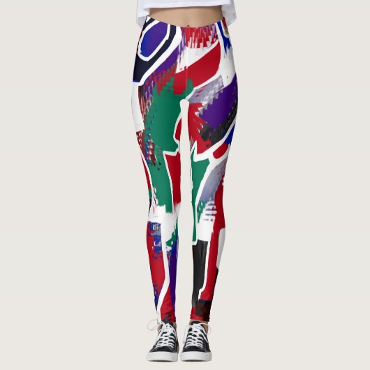 Leggings mit starken Farben レギンス (正面)