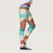 Leggings motif tissu indien レギンス (右)