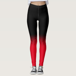 Leggings negro con lunares y fondo personalizable レギンス