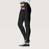 Leggings negro de la bandera de Venezuela. レギンス (左)