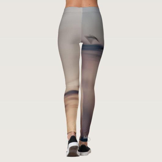 Leggings oiseaux abstraite レギンス (裏面)