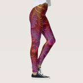 Leggings ~orange purple zany ~ Original レギンス (右)