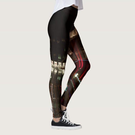 Leggings photo abstraite, building レギンス (右)