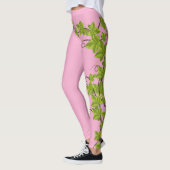 Leggings Planta de uvas racimo de hojas verdes レギンス (左)