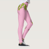 Leggings Planta de uvas racimo de hojas verdes レギンス (右)