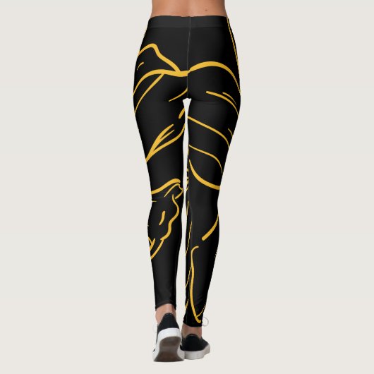 Leggings Pour rester dynamique, faite du sport !!! レギンス (裏面)