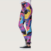 Leggings Psicodelico Colorido レギンス (左)