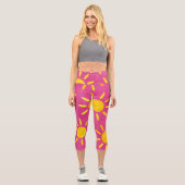 Leggings ropa mujer solcitos cálidos  カプリレギンス (正面)