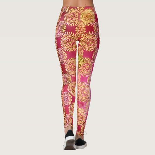 Leggings Rosé doré レギンス (裏面)