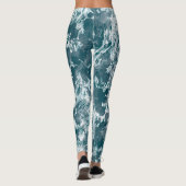 Leggings splash blue レギンス (裏面)