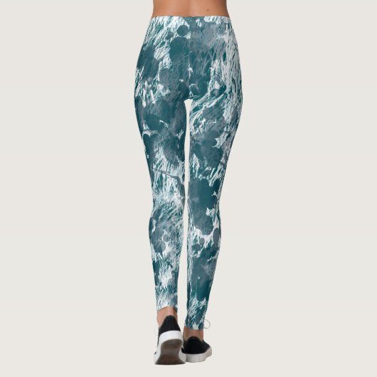 Leggings splash blue レギンス (裏面)