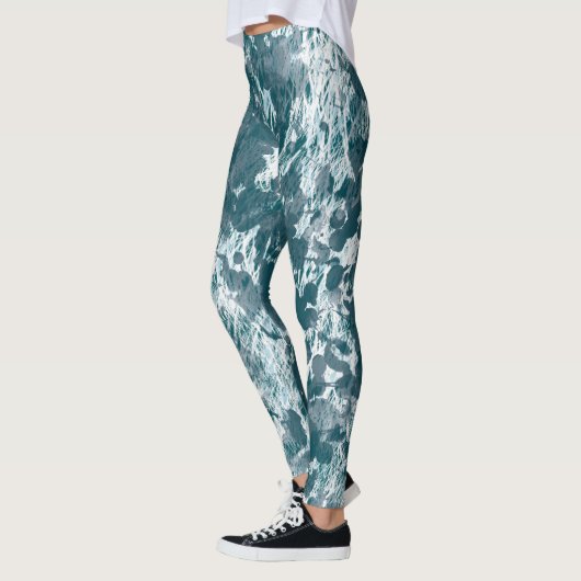 Leggings splash blue レギンス (左)