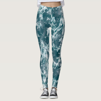 Leggings splash blue レギンス