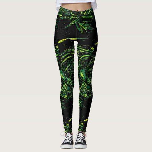 leggings super comodos y novedosos レギンス (正面)