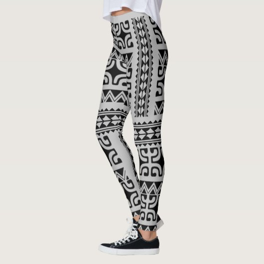 LEGGINGS Tatouage tribal レギンス (左)