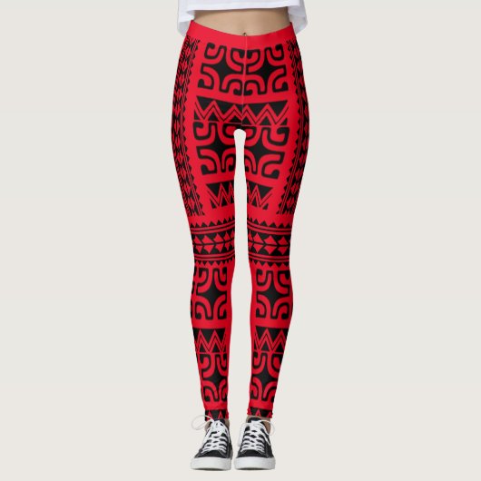 LEGGINGS Tatouage tribal レギンス (正面)