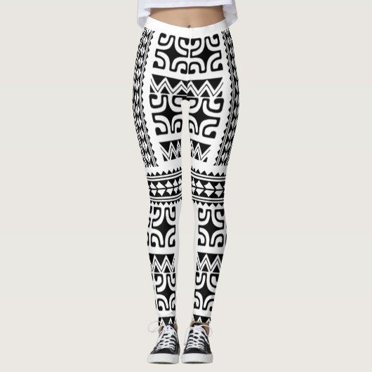 LEGGINGS Tatouage tribal レギンス (正面)