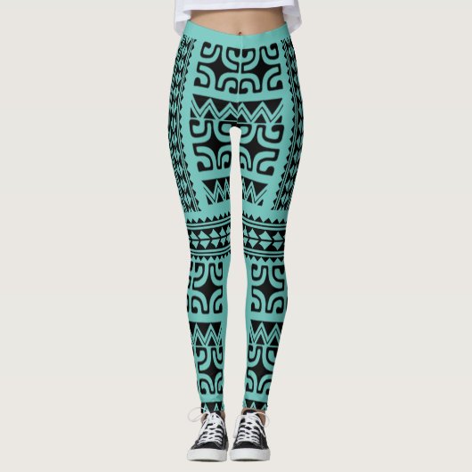 LEGGINGS Tatouage tribal レギンス (正面)