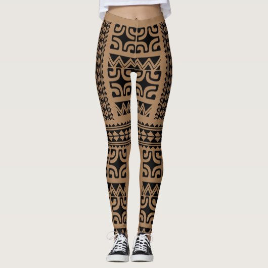 LEGGINGS Tatouage tribal レギンス (正面)