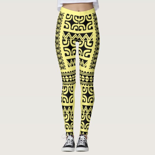 LEGGINGS Tatouage tribal レギンス (正面)