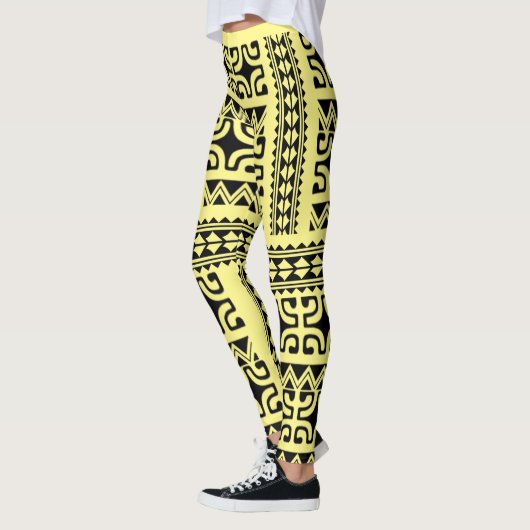 LEGGINGS Tatouage tribal レギンス (左)