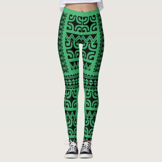 LEGGINGS Tatouage tribal レギンス (正面)
