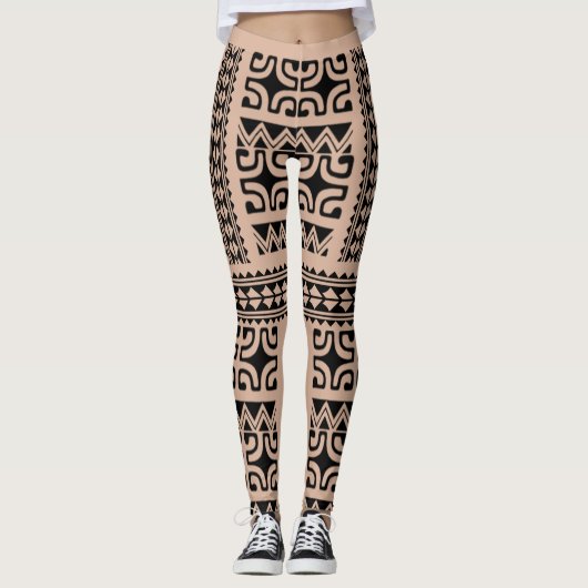 LEGGINGS Tatouage tribal レギンス (正面)