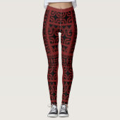 LEGGINGS Tatouage tribal レギンス (正面)