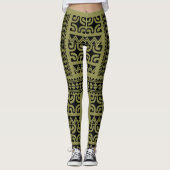 LEGGINGS Tatouage tribal レギンス (正面)